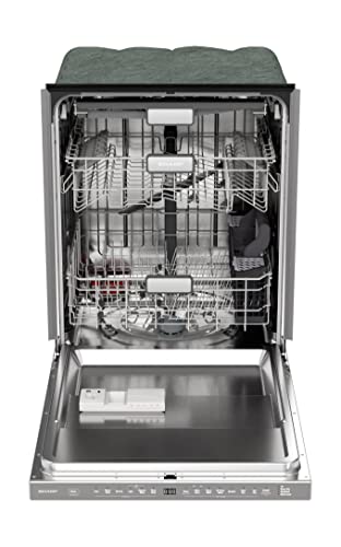 SHARP Stainless Steel Smart Dishwasher with Alexa