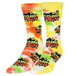 Odd Sox – Sour Patch Kids Tie-Dye Crew Socks – Official Candy Merch for Men & Women – Size Large – Funny Novelty Design – Soft Cotton Blend