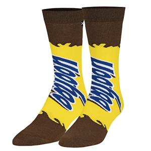 Odd Sox, YooHoo, Fun Graphic Print Crew Socks for Men & Women, Large