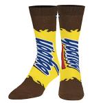Odd Sox, YooHoo, Fun Graphic Print Crew Socks for Men & Women, Large