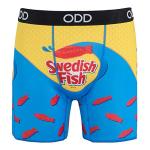 Odd Sox Men's Novelty Underwear Boxer Briefs, Swedish Fish, Funny Graphic Prints - Medium