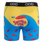Odd Sox Men's Novelty Underwear Boxer Briefs, Swedish Fish, Funny Graphic Prints - Medium