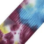 Odd Sox – Basix Unisex Crew Socks – Tie Dye Dreamy – Large – Soft Cotton Blend Ribbed Crew, Cushioned Arch Support, Breathable Everyday Style for Men & Women