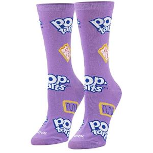 Cool Socks Pop-Tarts Wildberry Fun Print Novelty Crew Socks for Men & Women