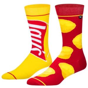 Odd Sox, Funny Crew Socks, Lays Chips, Adult Large 8-12