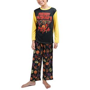 Bioworld Five Nights at Freddy's Video Game Youth Boys Pajama Sleepwear Set - 10 Multicolored