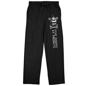 Bioworld Fives Nights at Freddy's Freddy Fazbear Print Men's Sleepwear Sleep Pajama Pants | Large