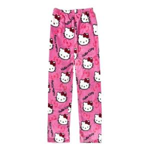 BIUGNVW Anime Women's Cartoon Christmas Kawaii Flannel Pajama Pants - Pink XX-Large