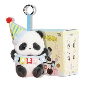 52TOYS Panda Roll Party Series Blind Box Stuffed Animal Plush Toy with Soft and Adorable Design, 1PC Perfect for Cuddling, Display, and Unique Posing, Ideal Gift for Panda Enthusiasts