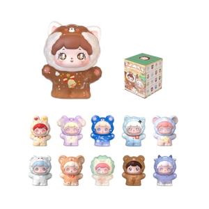 Popobox PET Store Christmas Carnival Series Blind Box Figures, Random Design Action Figures Collectible Toys Home Decorations, Single Box