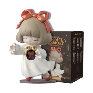 52TOYS Laplly Vintage Memory Series 1PC Blind Box, Collectible Toy Kawaii Creative Gift Room Decor Desktop Decoration 3.94 Inch, Gift for Birthday Party