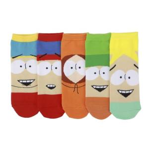 Bioworld South Park Favorite Characters 5-Pack of Women's Ankle Socks