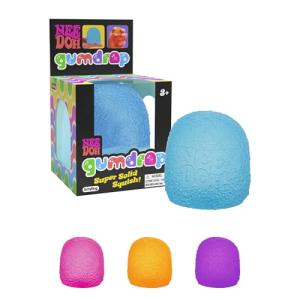 Schylling NeeDoh Gumdrop - Textured Sensory Toy with Super Solid Squish - 2.5" Tall - Colors May Vary (Pack of 1)