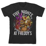 Five Nights at Freddy's Breaking Walls Black T-Shirt