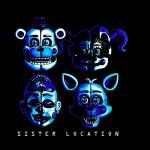 Five Nights at Freddy's Shadow Faces Black T-Shirt