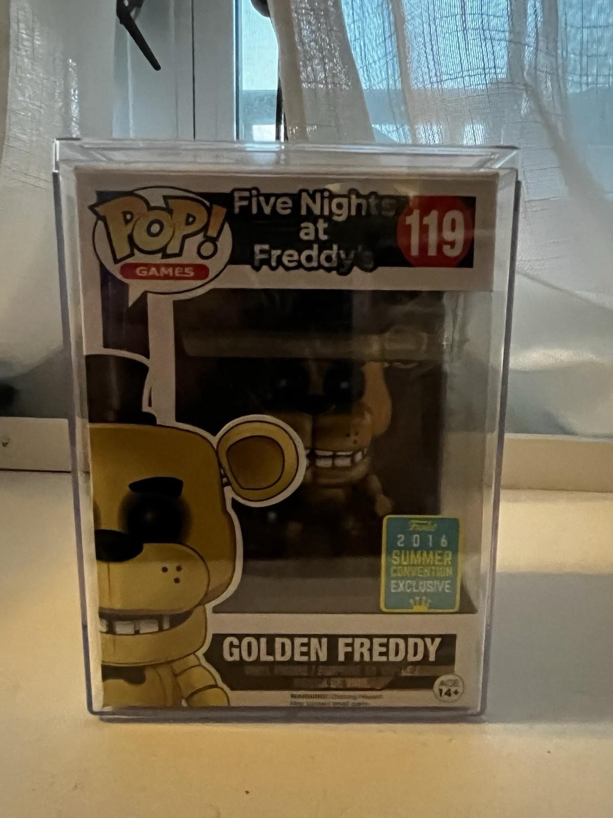 Funko Pop!: Five Nights at Freddy's - Vaulted Golden Freddy 119 - SDCC Exclusive