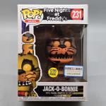 Jack-O-Bonnie GLOW #231 ~ Funko Pop Games Five Nights at Freddy's in Protector