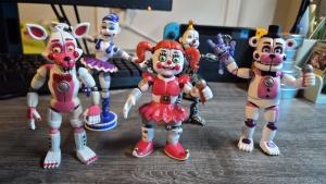 Funko FNAF Action Figure Five Nights At Freddy's Sister Location Set of 4 RARE