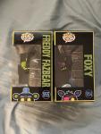 Freddy Fazbear 955 And Foxy 954 Hot Topic Exclusive Funko Pops FNAF