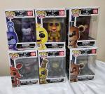 Lot of 6 Five Nights At Freddys Funko Pop Vinyl Figures 2016 New