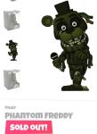 Youtooz * Phantom Freddy * Vinyl Figure * NEW *Sold Out *Five Nights At Freddy’s