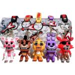Five Nights At Freddy's Silicone 3D Charm Keychain Set of 5 Keyrings