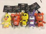 Five Nights At Freddy's Plush Backpack Hangers/keychains, get all 5 NEW
