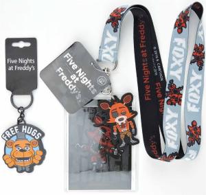 Five Nights At Freddy's Keychain Lanyard Lot Foxy Freddie Fazbear Funko Bioworld