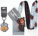 Five Nights At Freddy's Keychain Lanyard Lot Foxy Freddie Fazbear Funko Bioworld