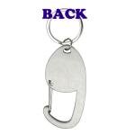 Five Nights At Freddy's Fazbear Pizza Premium Brushed Silver Carabiner Keychain