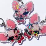 Mangle FNAF Holographic Keychain | Five Nights at Freddy's Fan Art | Foxy 