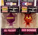 FIVE NIGHTS AT FREDDY’s Funko Pocket Pop Keychain Set, 5 LIMITED Ed Translucent
