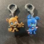five nights at freddys action figures Keychain Lot Of 2