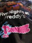 4x FNAF Five Nights At Freddy's Tsunameez Keychain Blind Bag Mystery HANGER Lot
