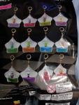 4x FNAF Five Nights At Freddy's Tsunameez Keychain Blind Bag Mystery HANGER Lot