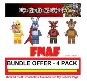 Five Nights At Freddy's 4 Pack Bundle FNAF  - BEST DEAL - READ DESCRIPTION