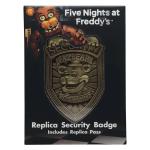 Five Nights at Freddy's Security Limited Edition Metal Replica Badge NUMBERED