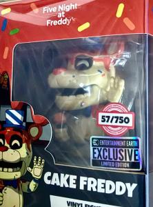 Youtooz Limited EE Excl • CAKE FREDDY FAZBEAR # 57/750 • Five Nights at Freddy's
