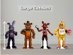 Five Nights at Freddy’s Cutouts | FNAF Birthday Party Decorations | Freddy