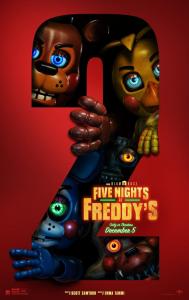 2025 Five Nights At Freddy's 2 Movie Poster 11X17 Freddy Fazbear's Pizzeria 🍿