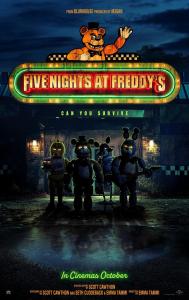 2023 Five Nights At Freddy's Movie Poster 11X17 Freddy Fazbear's Pizzeria 🍿
