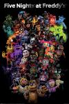 Five Nights At Freddy's - Gaming Poster (All Characters Collage) (Size 24 x 36")