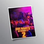 New Poster for Five Nights at Freddy's 2, Horror Art Print Decor