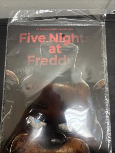 Five Nights At Freddy's Poster Booklet Set Of 12 Folded Character 2023 Cawthon