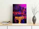 New Poster for Five Nights at Freddy's 2, Horror Art Print Decor
