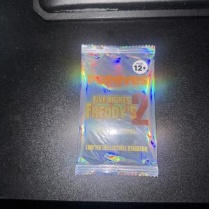 Popeyes Five Nights At Freddys Limited Edition Sticker Pack