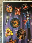 2017 Five Nights At Freddy's FNAF Stickers One Sheet NEW RARE