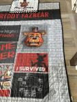Five Nights At Freddy’s Twin Size Comforter Or Bedspread Plus Pillow Sham Child