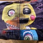 Five Nights At Freddy's Plush Fleece Throw Blanket 48x40 FNAF Comfy Soft