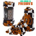 FNAF Five Nights At Freddy's checkered Freddy Fazbear cycle plush throw/blanket